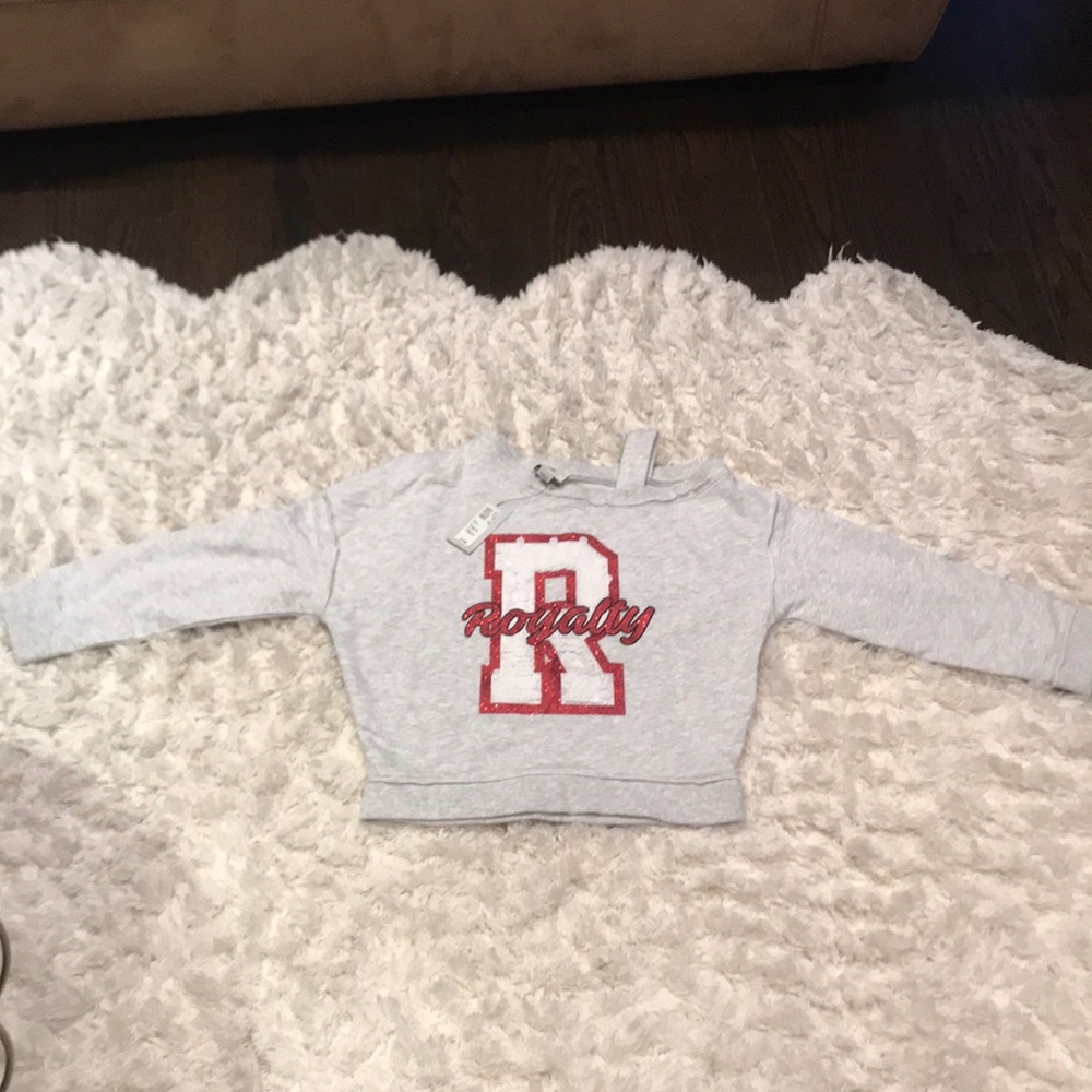 “Royalty” grey sweatshirt